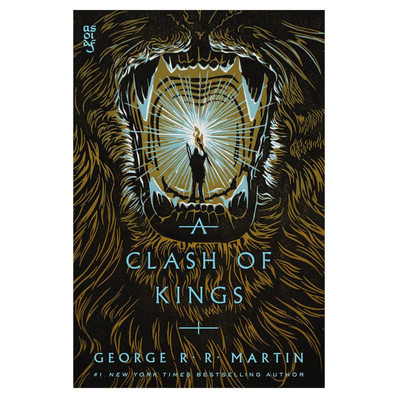 预售英文进口原版 A Song of Ice and Fire #2: A Clash of Kings 冰与火之歌2 列王的纷争 青少年课外阅读奇幻平装小说 18岁+