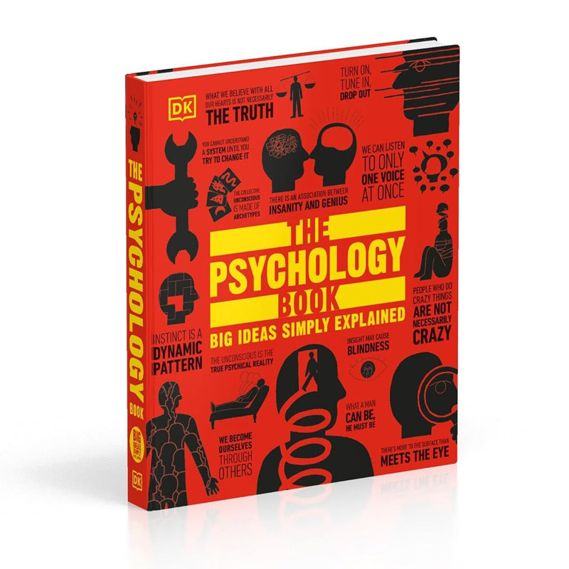 英文原版The Psychology BookDK心理学百科人类的思想百科丛书科普读物 理论基础 图解百科精装科普百科STEAM读物18岁+