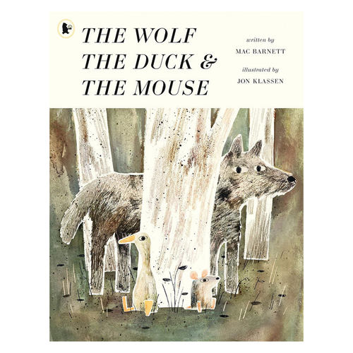 英文原版The Wolf, the Duck and the Mouse野狼的肚子我的家搞笑又超现实的故事趣味绘本 寓言故事机智故事平装绘本4-8岁
