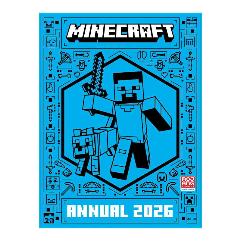 预售英文进口原版Minecraft Annual 2026 我的世界2026年鉴 官方全图解游戏周边 生物群落测验大量有趣活动和审判室中生存技巧
