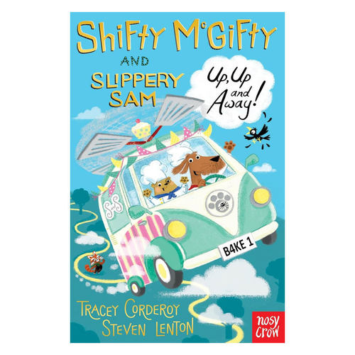 预售英文原版Shifty McGifty and Slippery Sam #2: Up, Up and Away!强强和盗盗2 飞呀飞上天萌犬神探全彩幽默趣味桥梁书平装