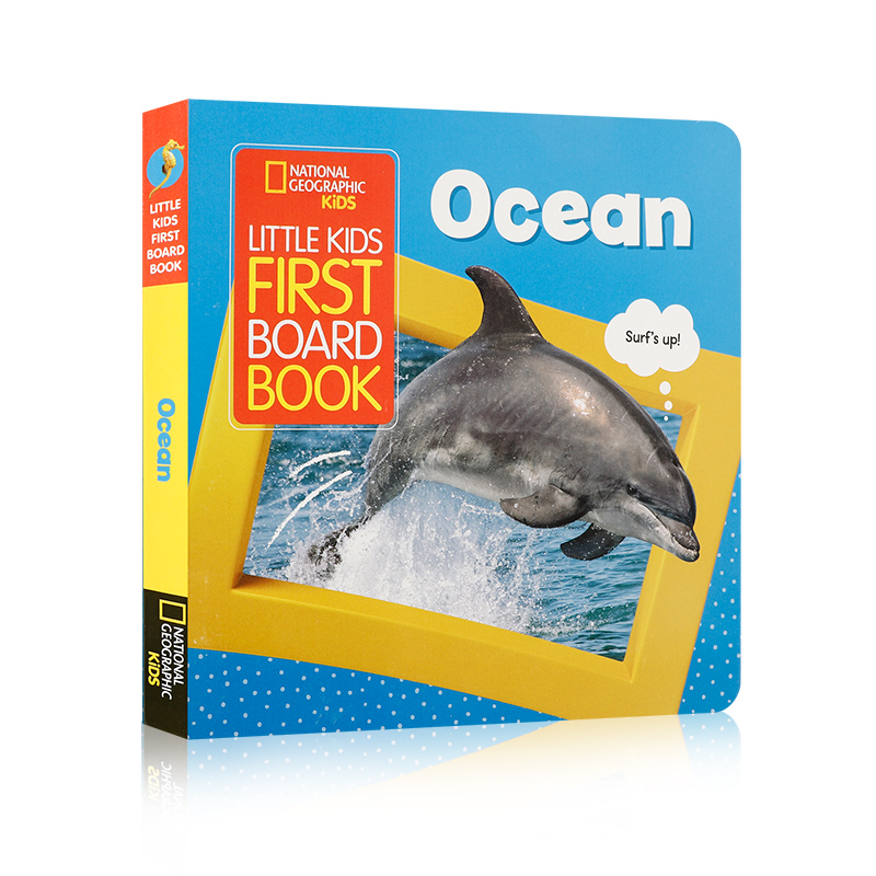 预售英文原版 美国国家地理 National Geographic Kids Little Kids First Board Book Ocean 海洋 儿童启蒙学习科普百科纸板书
