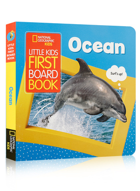 英文原版 美国国家地理 National Geographic Kids Little Kids First Board Book Ocean 海洋 儿童启蒙学习科普百科纸板书