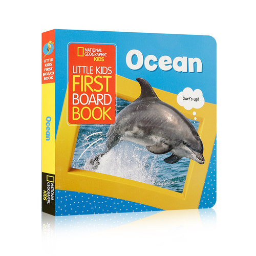 英文原版 美国国家地理 National Geographic Kids Little Kids First Board Book Ocean 海洋 儿童启蒙学习科普百科纸板书
