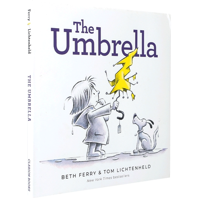 英文原版 The Umbrella  雨伞 关于坚持、善良和好奇心的故事 HarperCollins出版 4-8岁儿童宝宝品格塑造礼仪培养精美绘本精装