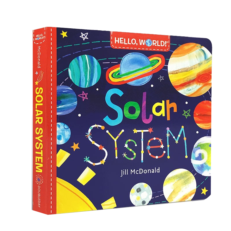 英文原版绘本Hello World Solar System你好科学小世界太阳系2-3-6-8岁stem科普百科My Body我的身体Weather天气Dinosaurs恐龙