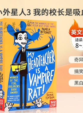 英文原版Baby Aliens #3: My Head Teacher Is A Vampire Rat小小外星人3我的校长是吸血鬼伊兹和朋友们的神秘冒险桥梁章节
