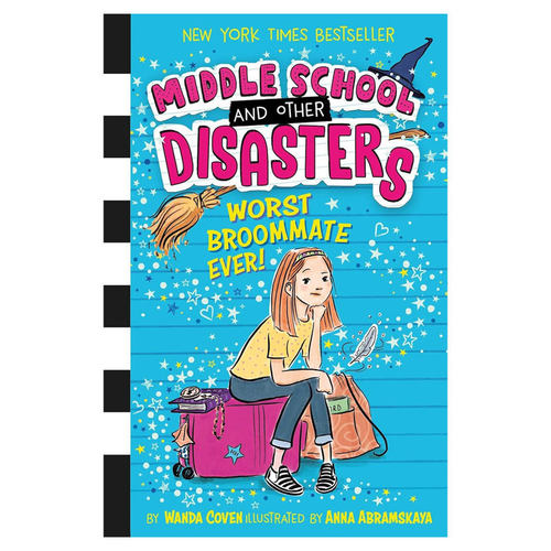 英文原版Middle School and Other Disasters #1: Worst Broommate Ever中学和其他倒霉故事1搞笑魔法日常校园故事小说
