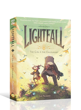 英文原版LIGHTFALL #1 GIRL & GALDURIAN光落女孩与加尔杜里安 中学生英语课外扩展阅读桥梁章节奇幻小说读物正版进口平装书籍
