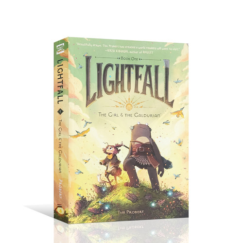 英文原版LIGHTFALL #1 GIRL & GALDURIAN光落女孩与加尔杜里安 中学生英语课外扩展阅读桥梁章节奇幻小说读物正版进口平装书籍