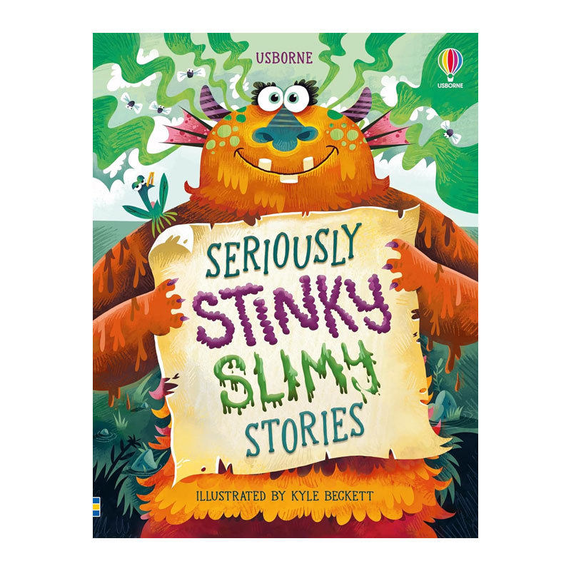 英文原版Seriously Stinky Slimy Stories捧腹大笑的臭味故事集尤斯伯恩插图故事集全彩插图  童话故事精装神话传说4-8岁