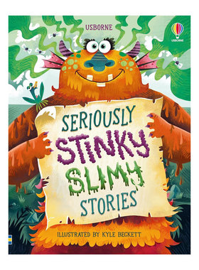 预售英文原版Seriously Stinky Slimy Stories捧腹大笑的臭味故事集尤斯伯恩插图故事集全彩插图  童话故事精装神话传说4-8岁