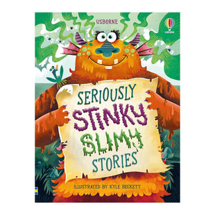 预售英文原版Seriously Stinky Slimy Stories捧腹大笑的臭味故事集尤斯伯恩插图故事集全彩插图  童话故事精装神话传说4-8岁