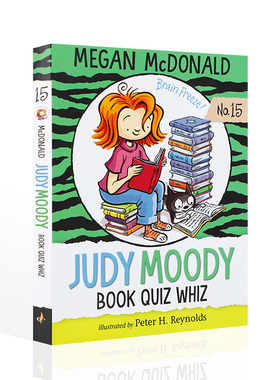 英文原版稀奇古怪小朱迪系列Judy Moody#15Quiz Whiz小测验 进口英语课外阅读书籍 儿童桥梁章节书Megan McDonald梅甘麦克唐纳著作