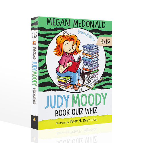 英文原版稀奇古怪小朱迪系列Judy Moody#15Quiz Whiz小测验 进口英语课外阅读书籍 儿童桥梁章节书Megan McDonald梅甘麦克唐纳著作