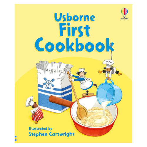 预售英文原版First Cookbook小朋友的烹饪书儿童食谱绘本读物 食谱烹饪 8-12岁