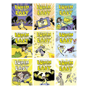 夏令营勒索 食堂阿姨系列9本Lunch 学校混战 英文原版 烘焙义卖 平装 Lady 12岁 10图书管理员 郊游热血爆笑幽默漫画 参观