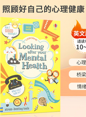 英文原版Looking after your Mental Health照顾好自己的心理健康10-14岁儿童心理健康科普手册情绪宣泄指南平装桥梁章节