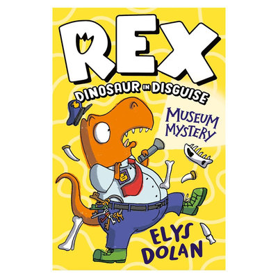 英文原版Rex Dinosaur in Disguise: Museum Mystery伪装的雷克斯恐龙：博物馆之谜搞笑恐龙冒险故事全彩插图平装桥梁章节书