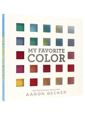 英文原版 My Favorite Color: I Can Only Pick One? 不可思议的旅程作者 我最喜欢的颜色 2-5岁儿童宝宝色彩认知纸板书