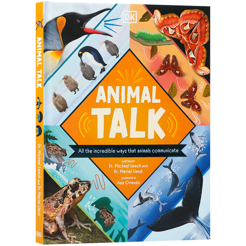 英文原版 Animal Talk: All the Incredible Ways that Animals Communicate 动物交流的方式 青少年科普百科STEAM读物精装