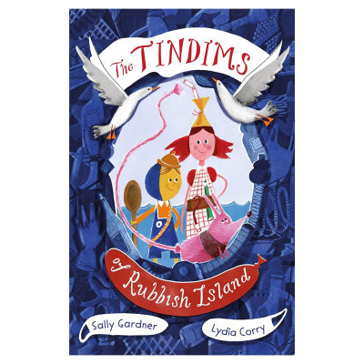 英文原版 The Tindims of Rubbish Island: 1 垃圾回收员丁蒂姆人的垃圾岛乐园 海洋冒险环境保护 环境保护 绿色回收 冒险友谊
