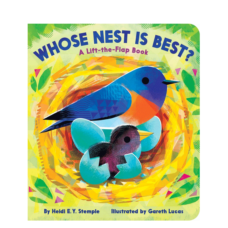 英文原版绘本Whose Nest Is Best? 谁的巢是最好的 鸟类世界趣味认知图画书 儿童英语启蒙早教书 亲子共读纸板翻翻书