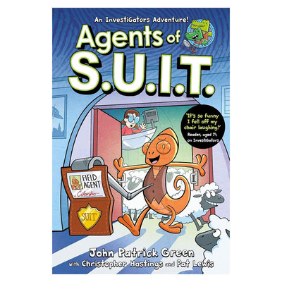 英文原版Agents of S.U.I.T.鳄鱼侦查员外传1下水道侦探超级特工全彩漫画 搞笑冒险 侦探推理平装漫画10-14岁