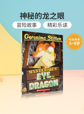 进口英文原版老鼠记者系列Geronimo Stilton #78 Mysterious Eye of the Dragon神秘的龙之眼 儿童英语桥梁章节漫画书冒险故事小说