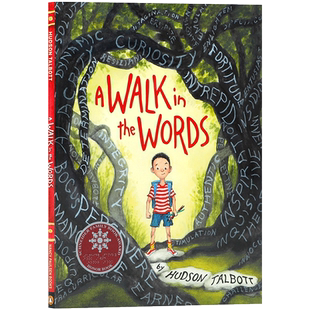 英文原版 A Walk in the Words 在文字中漫步 接受每个人的独特之处 Nancy Paulsen Books 4-8岁儿童宝宝亲子共读精装绘本