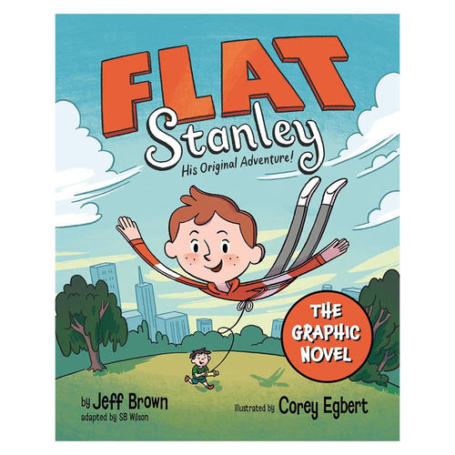 预售英文原版Flat Stanley: The Graphic Novel纸片人斯坦利全彩冒险漫画经典故事平装漫画8-12岁冒险故事
