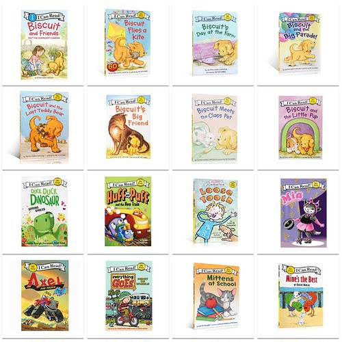 100元8本My First I can read预备级系列英文原版Biscuit小饼干狗Huff和Puff/Mia米娅卡车Henry亨利Mittens英语绘本分级Icanread