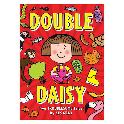 英文原版Double Daisy黛西的双倍烦恼鬼马精灵黛西的冒险故事黑白插图 搞笑冒险 成长故事Red Fox平装桥梁/章节书8-12岁
