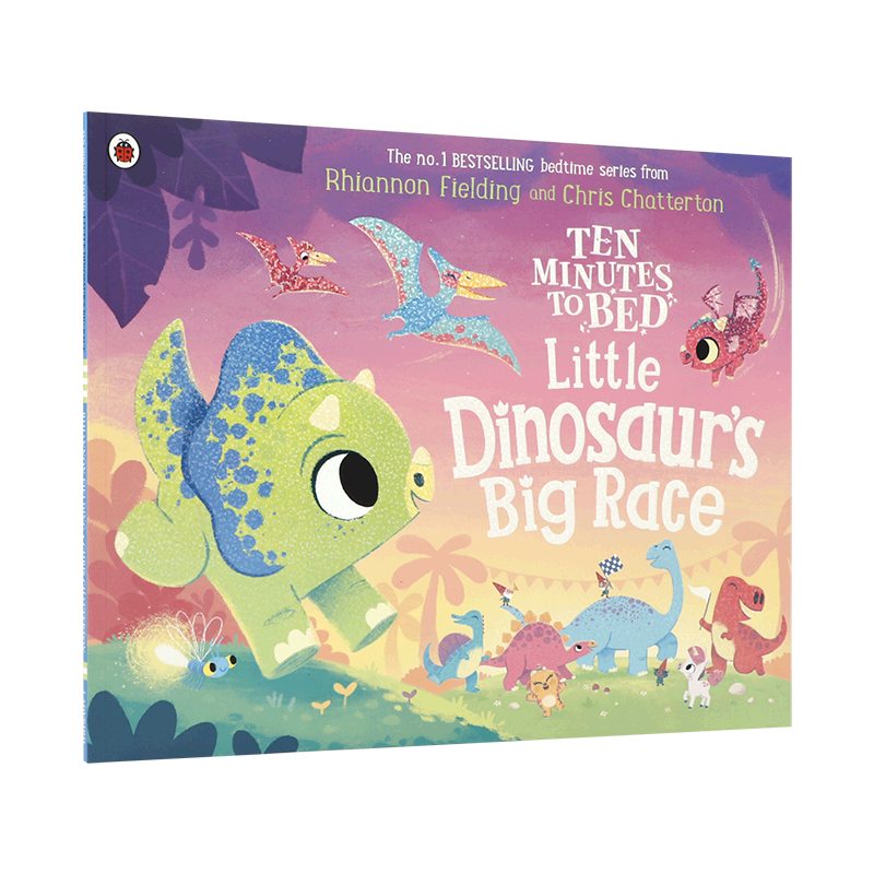 10分钟睡前故事小恐龙的大比赛Ten Minutes to Bed: Little Dinosaur's Big Race 平装 史前生物 行为习惯 哄睡故事 2-6岁绘本