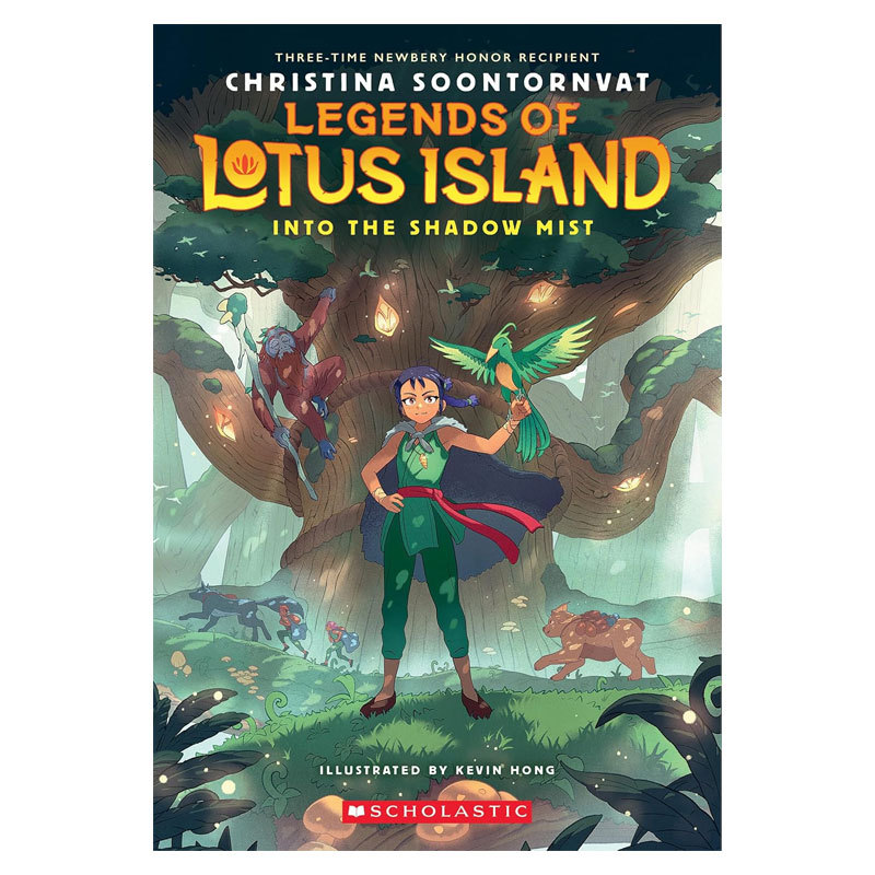 预售英文原版Legends of Lotus Island #2: Into the Shadow Mist莲花岛传奇2 进入阴影迷雾插图奇幻魔法冒险桥梁章节书10-14岁