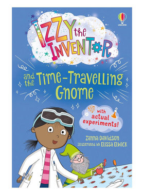 预售英文原版Izzy the Inventor and the Time Travelling Gnome发明家伊兹和时间旅行科学与魔法在STEM冒险故事相遇插图8-12岁
