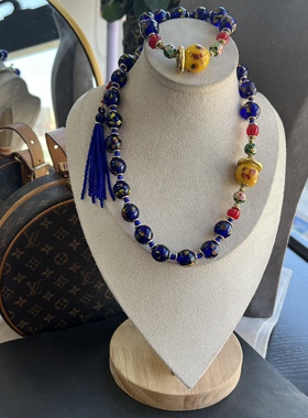 琉璃常规款女式凤眼琉璃项链手链