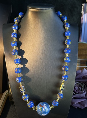 百搭宫廷风女款气质颈饰古法金