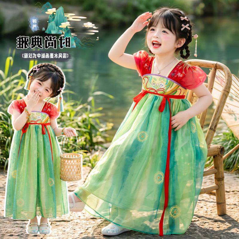 古风童装汉服裙女童时尚2026夏季