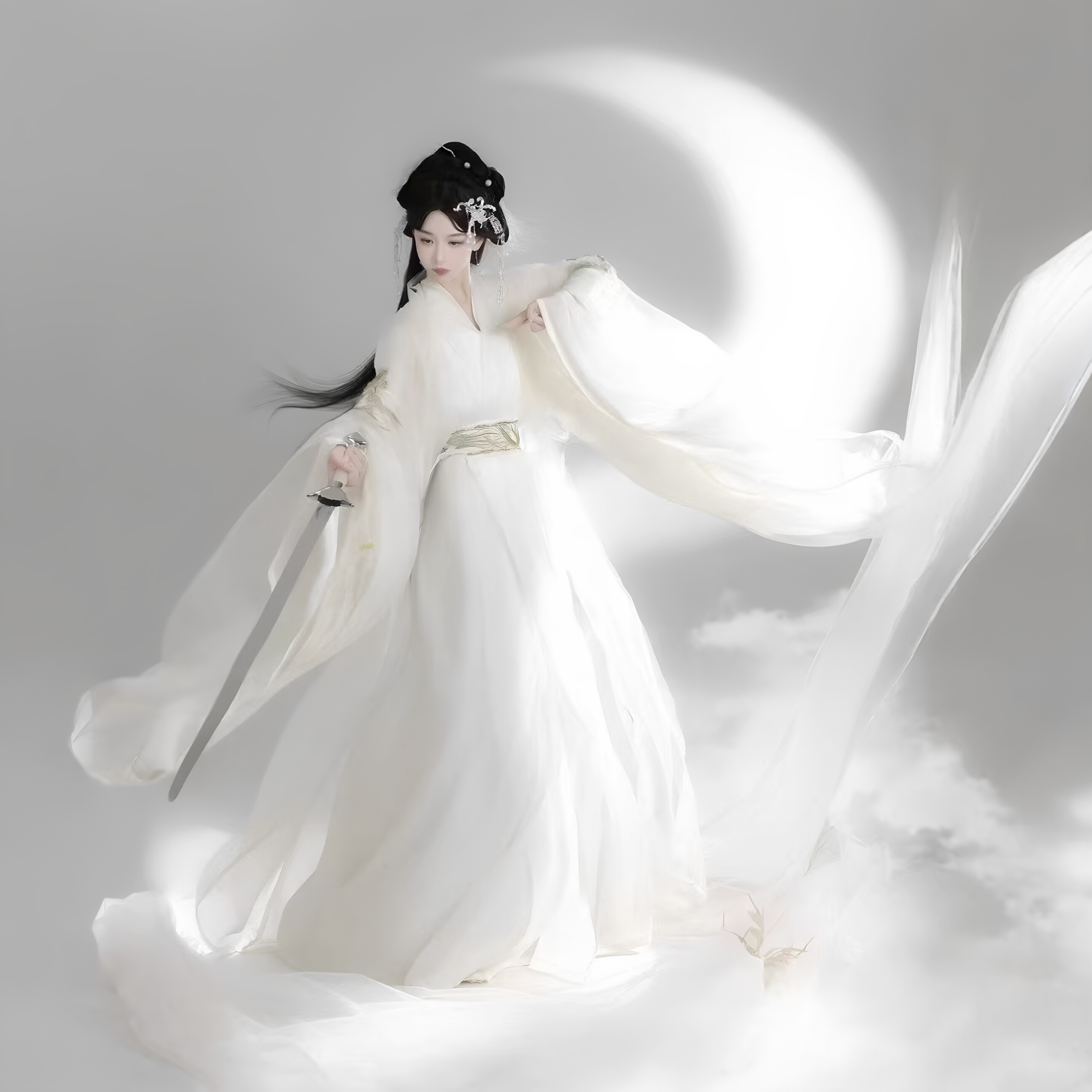 魏晋汉服【昭昭】直裾交领侠女