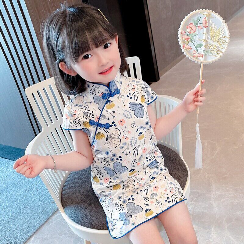 女童旗袍夏季洋气2026新款宝宝夏