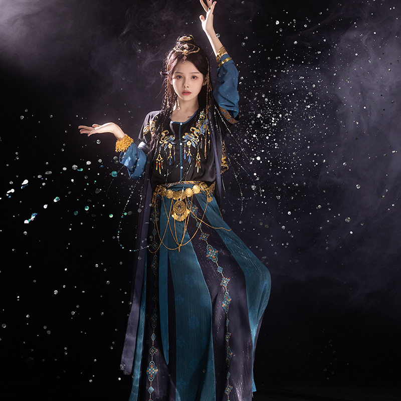 新款正品【兰亭】汉服女敦煌风