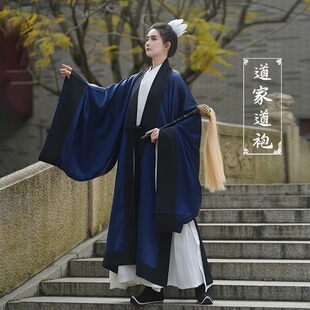 原创道袍汉服2026新款夏季薄款氅衣明制男女同款大氅鹤氅披风道士