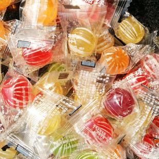 2斤东北老式糖球独立包装怀旧花糖光腚水果多味硬蛹竹橘糖果1000g