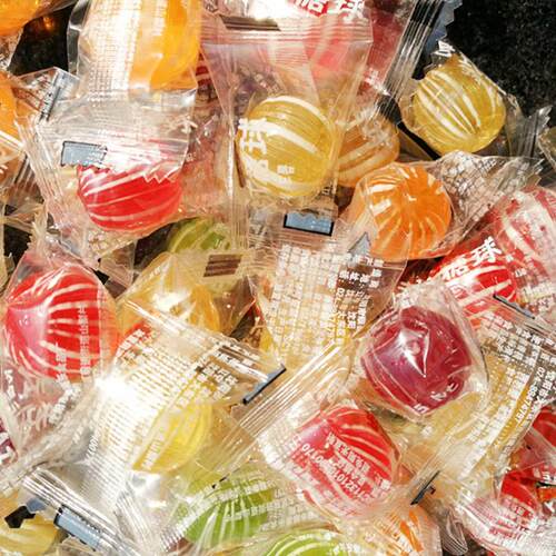 多选项东北老式独立水果多味糖球