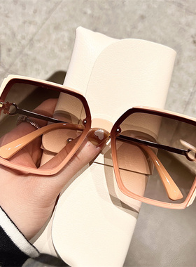 防辐射街拍时尚墨镜显脸小