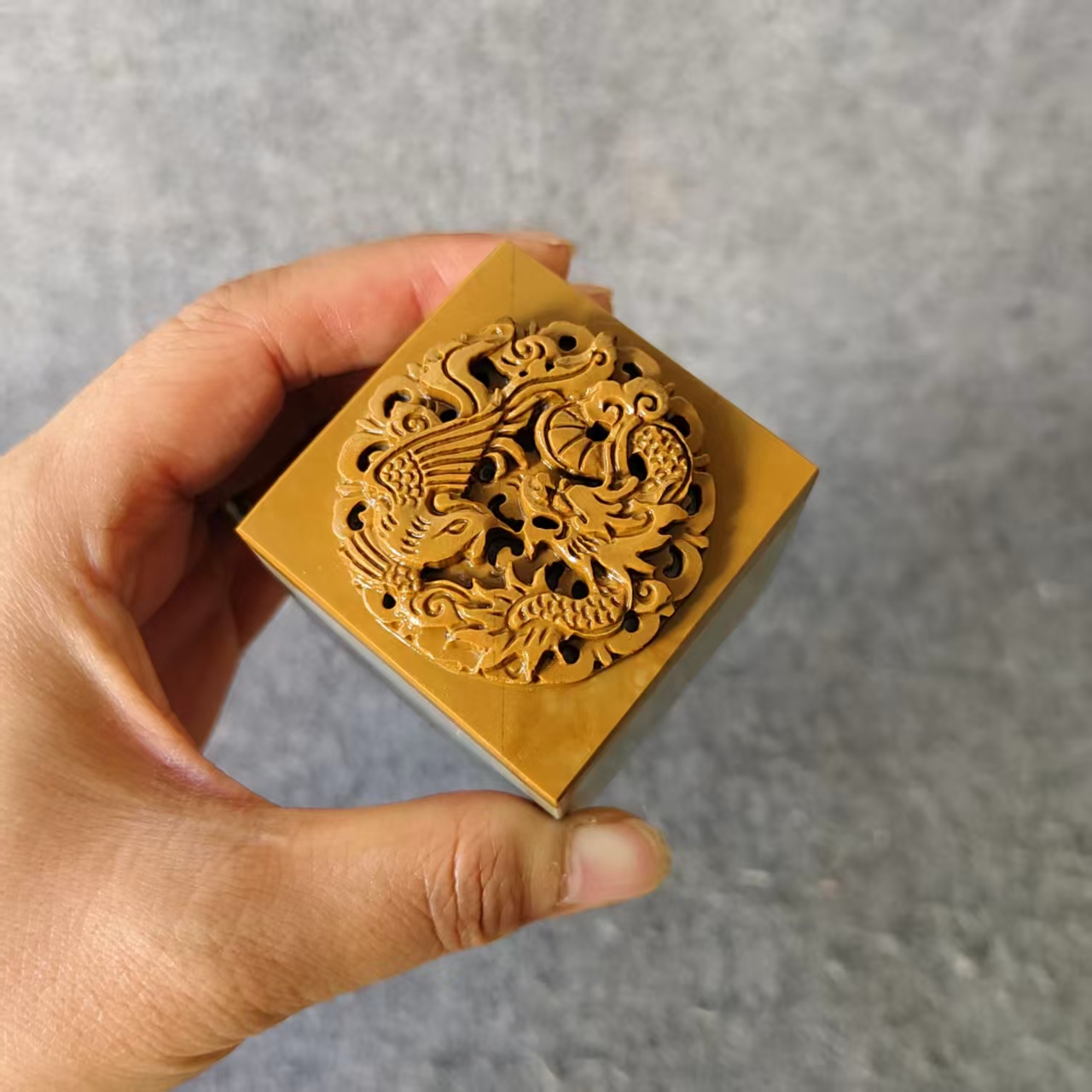 印章料 印章 松花石印章 篆刻章料 黄金裹玉印章料 松花石雕刻章