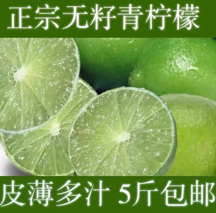 特价泰国无籽青柠檬新鲜薄皮