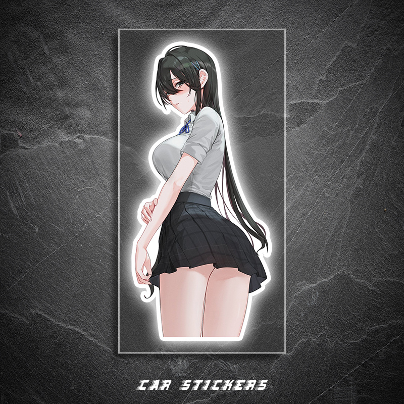 卡通动漫短裙美少女JDM痛车贴