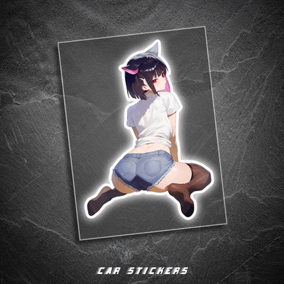 杏山和纱碧蓝档案电动车动漫贴纸